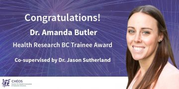 Congratulations to Dr. Amanda Butler, Recipient of a MSHRBC 2022 Research Trainee Award!